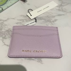 Marc Jacobs Purple Leather Card Case